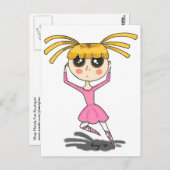 Carte postale Ballerina (Devant / Derrière)