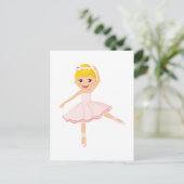 Carte Postale Ballerina blond (Debout devant)