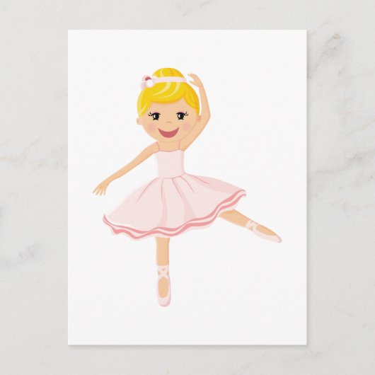Carte Postale Ballerina blond (Devant)