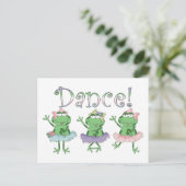 Carte Postale Ballerina Dance Frogs (Debout devant)