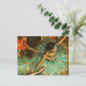 Carte Postale Ballerina Dance Green Dancer Edger Degas Peinture (Debout devant)