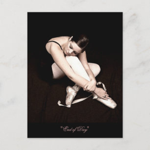 Carte postale Ballerina dormant en fin de journée