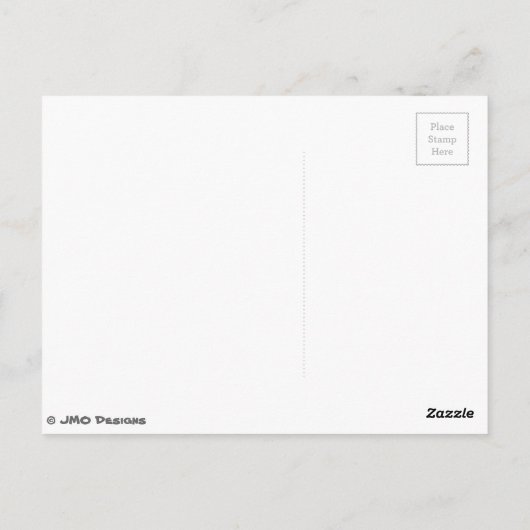 Carte Postale BALLERINA En Pointe (silhouette de ballet Dancer) (Dos)