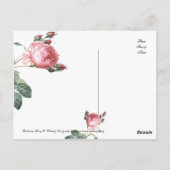 Carte Postale Ballerina Fairy (Dos)