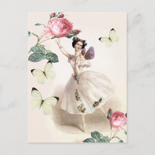 Carte Postale Ballerina Fairy (Devant)