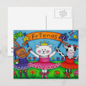 Carte postale Ballerina Friends (Devant / Derrière)