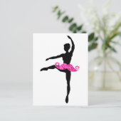 Carte Postale Ballerina Mustache (Debout devant)