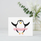 Carte Postale Ballerina Penguin (Debout devant)