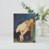 Carte Postale Ballerina pensive (Debout devant)