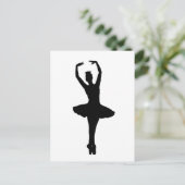 Carte Postale BALLERINA PIROUETTE EN POINTE (Danseur de ballet)  (Debout devant)