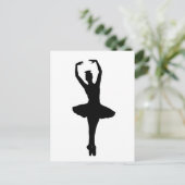 Carte Postale BALLERINA PIROUETTE EN POINTE (Danseur de ballet S (Debout devant)