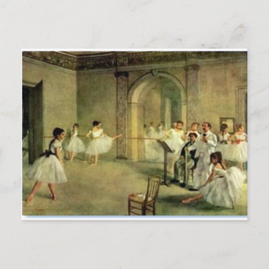 Carte Postale Ballerinas par Edgar Degas (Devant)