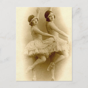 Carte Postale Ballerinas vintages