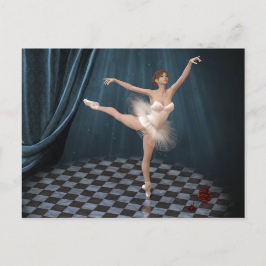 Carte Postale ballerine (Devant)