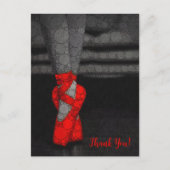 Carte Postale Ballerine Ballet Merci (Devant)