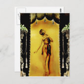 Carte Postale Ballerine de folies (Devant / Derrière)