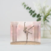 Carte Postale ballerine rose (Debout devant)