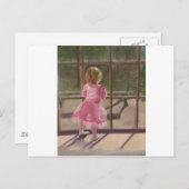 Carte Postale ballerine rose (Devant / Derrière)