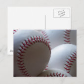 Carte Postale Balles de baseball (Devant / Derrière)