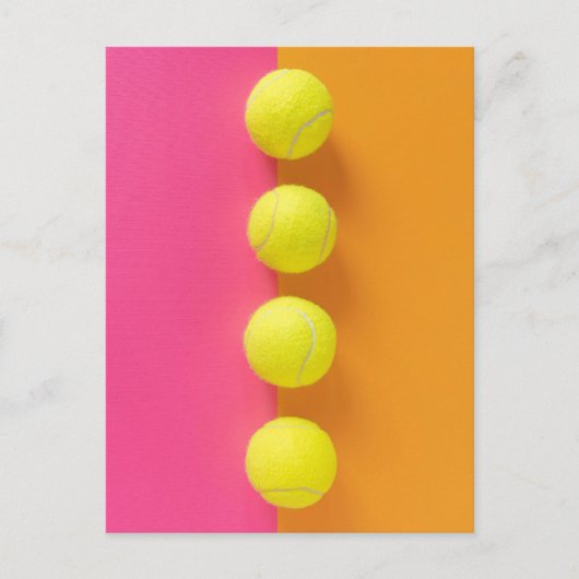 Carte Postale Balles de tennis (Devant)