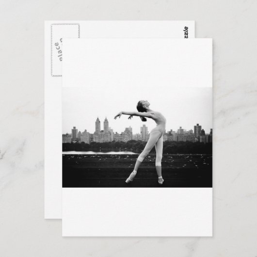 Carte Postale ballet (Devant / Derrière)