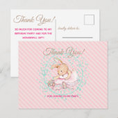 Carte Postale Ballet Animaux AquaBallet Animaux Aqua Merci (Devant / Derrière)