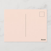 Carte Postale Ballet Ballerina (Dos)
