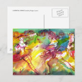 Carte Postale BALLET CARNAVAL / Mascarade vénitienne, Danse, Mus (Devant / Derrière)