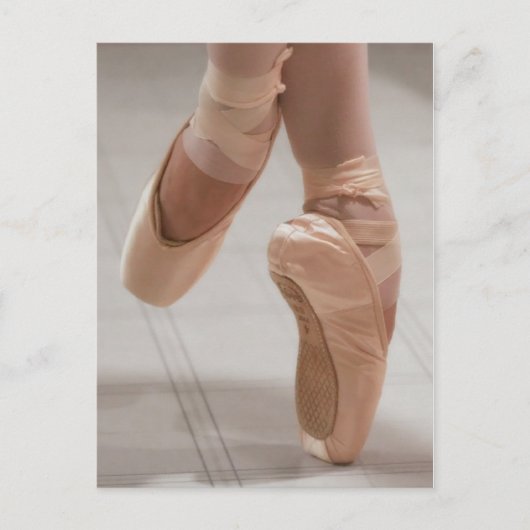 Carte Postale Ballet Dancer en Pointe, Alimentation, Chaussures  (Devant)