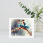 Carte Postale Ballet Dancer in Motion,  (Debout devant)