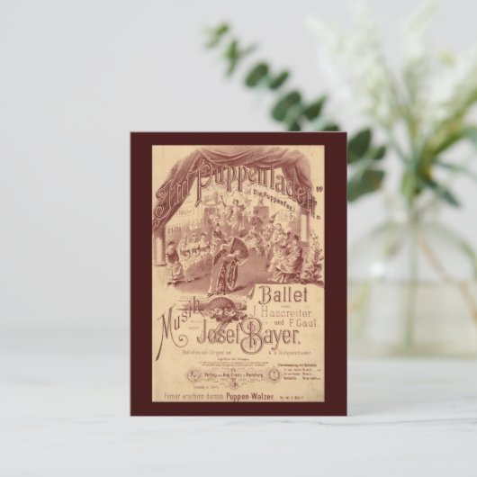 Carte Postale Ballet de poupée de fée - Die Puppenfee - Josef Ba (Debout devant)