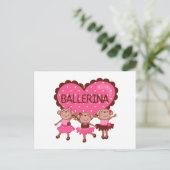 Carte Postale Ballet de singe (Debout devant)