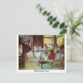 Carte Postale Ballet D'Edgar Degas (Debout devant)