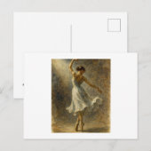 Carte Postale Ballet En Mouvement, (Devant / Derrière)