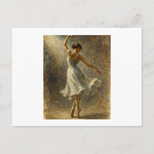Carte Postale Ballet En Mouvement, (Devant)