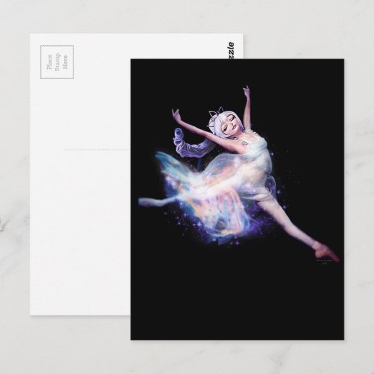 Carte Postale Ballet Galaxy (Devant / Derrière)