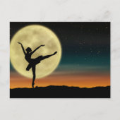 Carte Postale Ballet Lune (Devant)