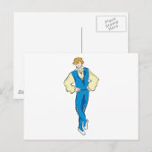 Carte Postale Ballet Man (Devant / Derrière)