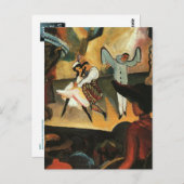 Carte Postale Ballet russe par August Macke (Devant / Derrière)