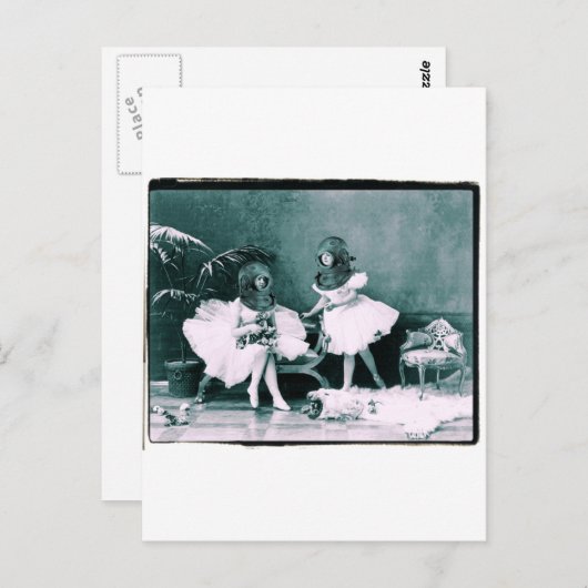 Carte Postale Ballet sous-marin (Devant / Derrière)