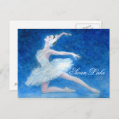 Carte postale Ballet Swan Lake (Devant / Derrière)