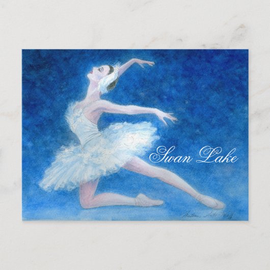 Carte postale Ballet Swan Lake (Devant)