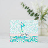 Carte Postale Ballet turquoise (Debout devant)