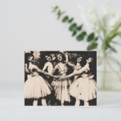 Carte postale Ballet vintage (Debout devant)
