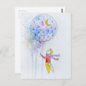 Carte Postale Ballon  (Devant / Derrière)