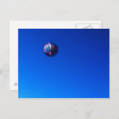 Carte Postale Ballon à air chaud (Devant / Derrière)