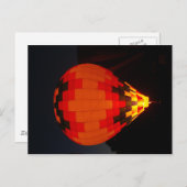 Carte Postale Ballon à air chaud (Devant / Derrière)