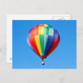 Carte Postale Ballon à air chaud (Devant / Derrière)