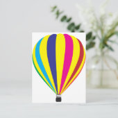 Carte Postale Ballon à air chaud (Debout devant)