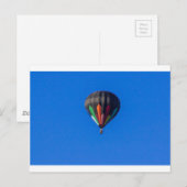 Carte Postale Ballon à air chaud 1 (Devant / Derrière)